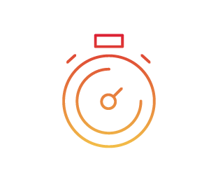 Illustrated icon representing time